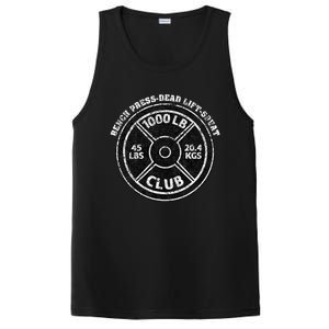 1000 Lbs Pound Club Gym Weightlifting Dead Lift Bench Press PosiCharge Competitor Tank