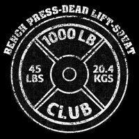 1000 Lbs Pound Club Gym Weightlifting Dead Lift Bench Press Toddler T-Shirt
