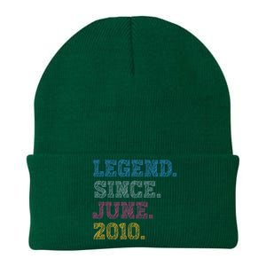 13YearOld Legend Since June 2010 13th Birthday Knit Cap Winter Beanie