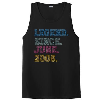 17YearOld Legend Since June 2006 17th Birthday PosiCharge Competitor Tank