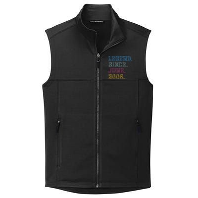 17YearOld Legend Since June 2006 17th Birthday Collective Smooth Fleece Vest