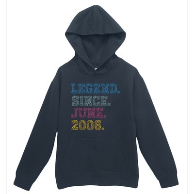 17YearOld Legend Since June 2006 17th Birthday Urban Pullover Hoodie