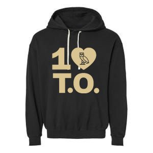 1 Love To Garment-Dyed Fleece Hoodie