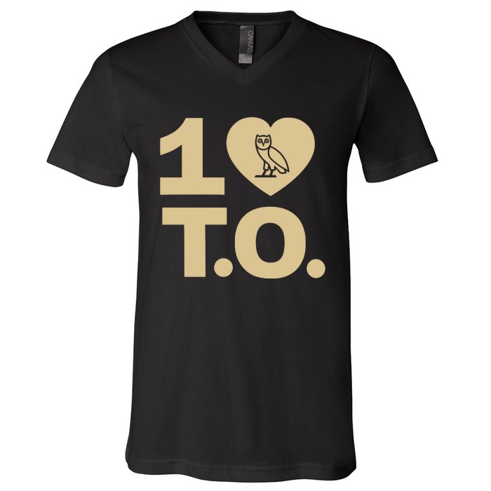 1 Love To V-Neck T-Shirt