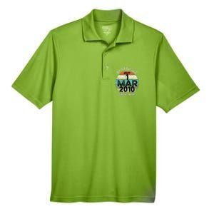 1 March 2010 15th Birthday 15 Year Old 2024 Birthday Men's Origin Performance Pique Polo