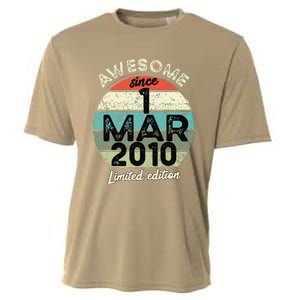 1 March 2010 15th Birthday 15 Year Old 2024 Birthday Cooling Performance Crew T-Shirt