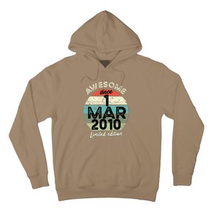 1 March 2010 15th Birthday 15 Year Old 2024 Birthday Hoodie