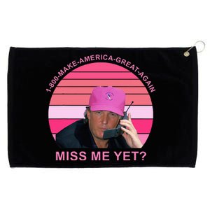 1800 Make Amerca Great Again Miss Me Yet Trump Grommeted Golf Towel