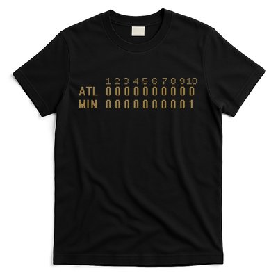 1991 Minnesota Baseball Game 7 Scoreboard T-Shirt