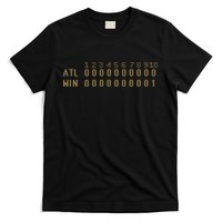 1991 Minnesota Baseball Game 7 Scoreboard T-Shirt