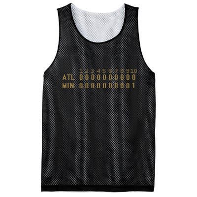 1991 Minnesota Baseball Game 7 Scoreboard Mesh Reversible Basketball Jersey Tank