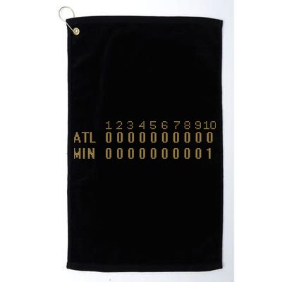 1991 Minnesota Baseball Game 7 Scoreboard Golf Towel