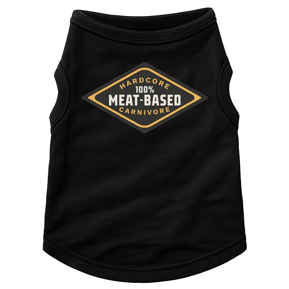 100 Meat Based Hardcore Carnivore Doggie Tank