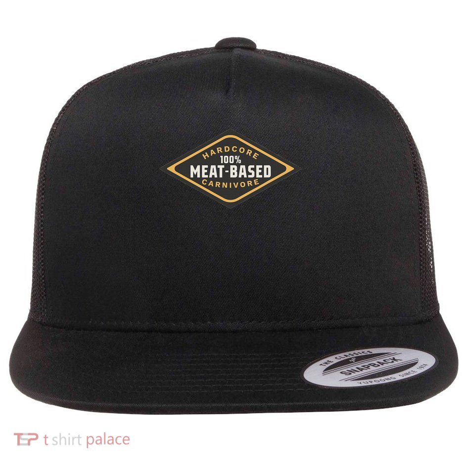 100 Meat Based Hardcore Carnivore Flatbill Hat