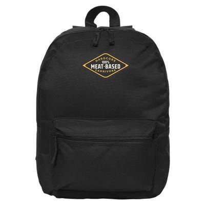 100 Meat Based Hardcore Carnivore 16 in Basic Backpack