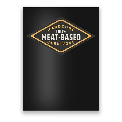 100 Meat Based Hardcore Carnivore Poster