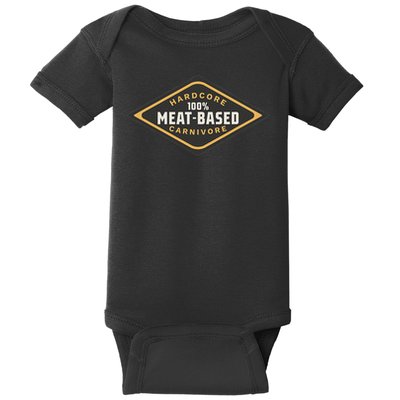100 Meat Based Hardcore Carnivore Baby Bodysuit