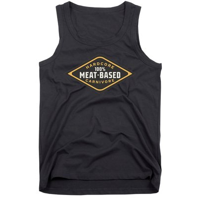 100 Meat Based Hardcore Carnivore Tank Top
