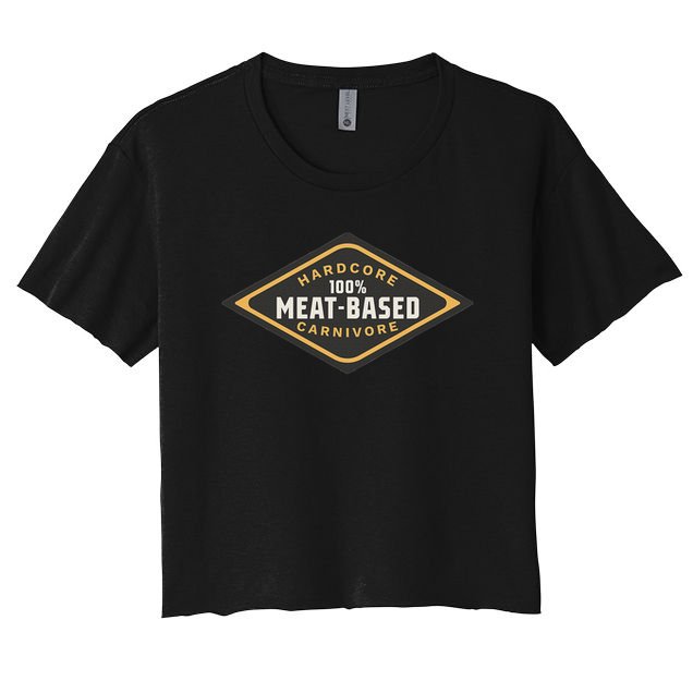 100 Meat Based Hardcore Carnivore Crop Top