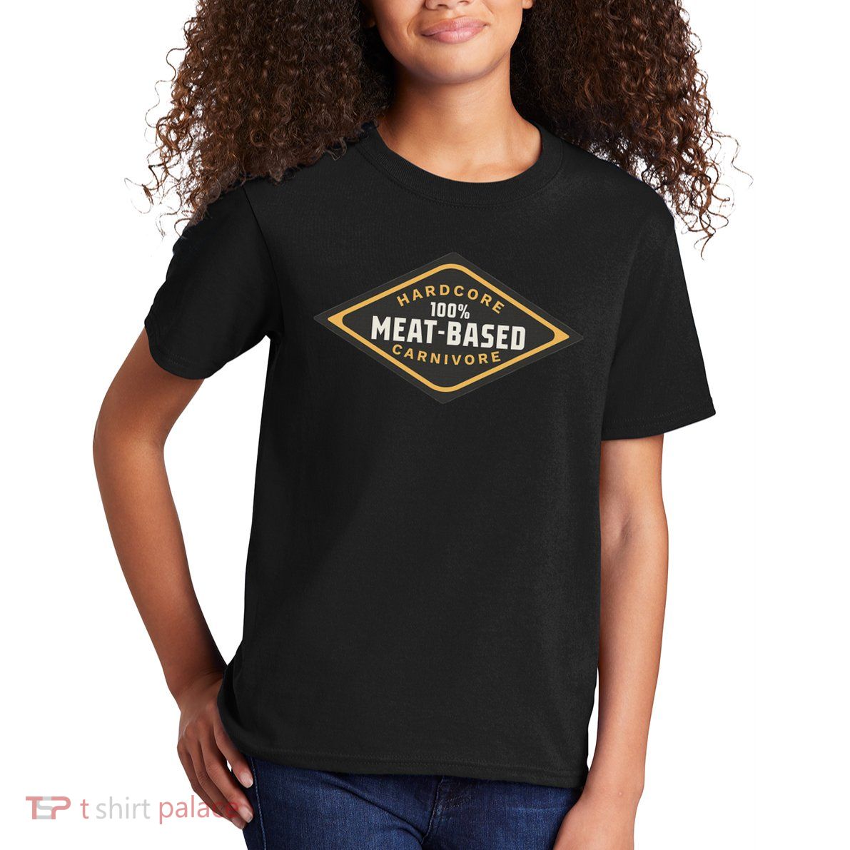 100 Meat Based Hardcore Carnivore Kids T-Shirt