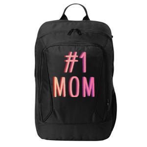 1 Mom Best Mom Ever Worlds Best Mom Cute Mothers Day Gift City Backpack