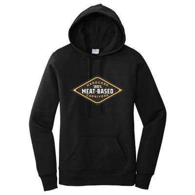100 Meat Based Hardcore Carnivore Women's Pullover Hoodie