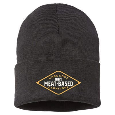 100 Meat Based Hardcore Carnivore Sustainable Knit Beanie