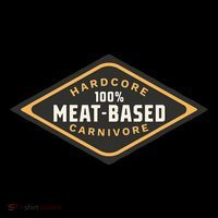 100 Meat Based Hardcore Carnivore Womens T-Shirt