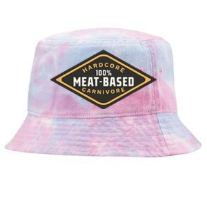 100 Meat Based Hardcore Carnivore Tie-Dyed Bucket Hat