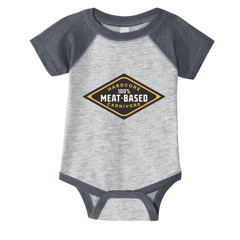 100 Meat Based Hardcore Carnivore Infant Baby Jersey Bodysuit