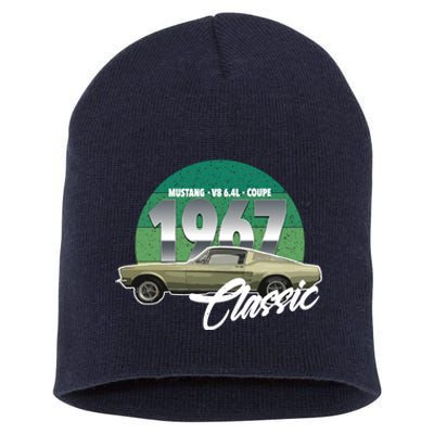 1967 Muscle Car Made In America Short Acrylic Beanie