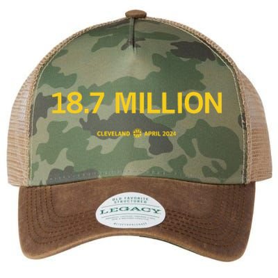 18.7 Million Cleveland April 2024 Legacy Tie Dye Trucker Hat