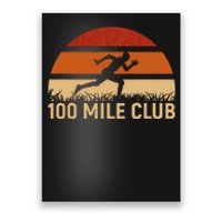 100 Mile Club Ultra Running Ultra Marathon Runner Poster