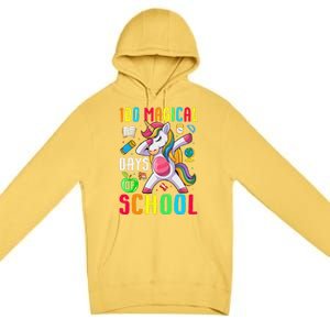 100 Magical Days Of School 100th Day Unicorn Teacher Premium Pullover Hoodie