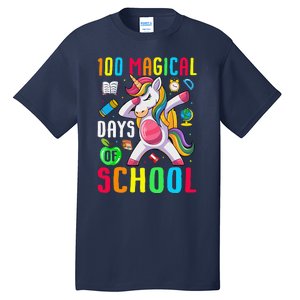 100 Magical Days Of School 100th Day Unicorn Teacher Tall T-Shirt