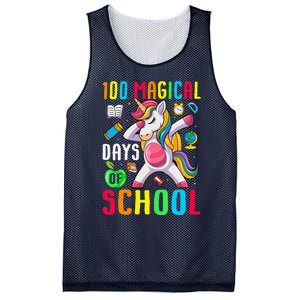 100 Magical Days Of School 100th Day Unicorn Teacher Mesh Reversible Basketball Jersey Tank