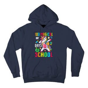 100 Magical Days Of School 100th Day Unicorn Teacher Tall Hoodie