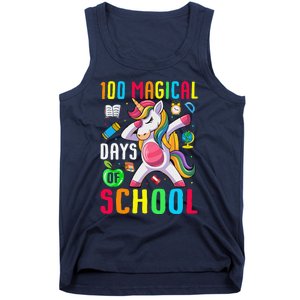 100 Magical Days Of School 100th Day Unicorn Teacher Tank Top