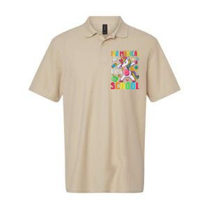 100 Magical Days Of School 100th Day Unicorn Teacher Softstyle Adult Sport Polo