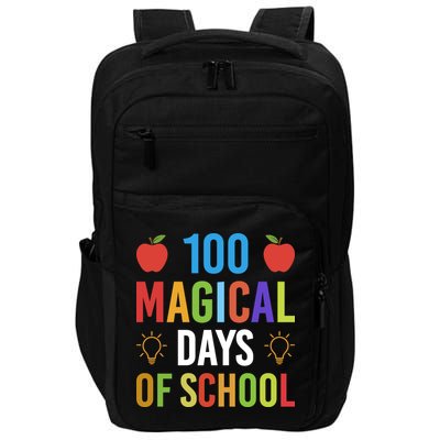 100 Magical Days Of School Gift Teacher Student Impact Tech Backpack