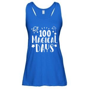 100 Magical Days Of Kindergarten Teacher 100 Day Of School Gift Ladies Essential Flowy Tank