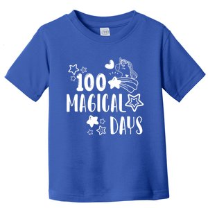 100 Magical Days Of Kindergarten Unicorn Lovers 100 Days Cool Gift Toddler T-Shirt