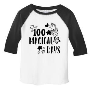 100 Magical Days Of Kindergarten Unicorn Lovers 100 Days Cool Gift Toddler Fine Jersey T-Shirt