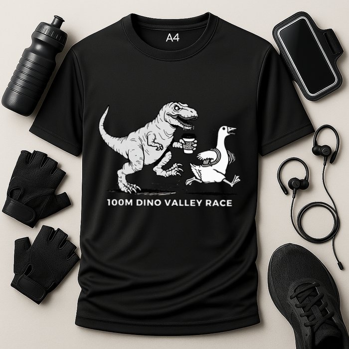 100 Mile Dino Valley Race Cooling Performance Crew T-Shirt