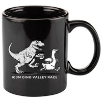 100 Mile Dino Valley Race 11oz C Handle Ceramic Mug