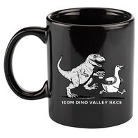 100 Mile Dino Valley Race 11oz C Handle Ceramic Mug