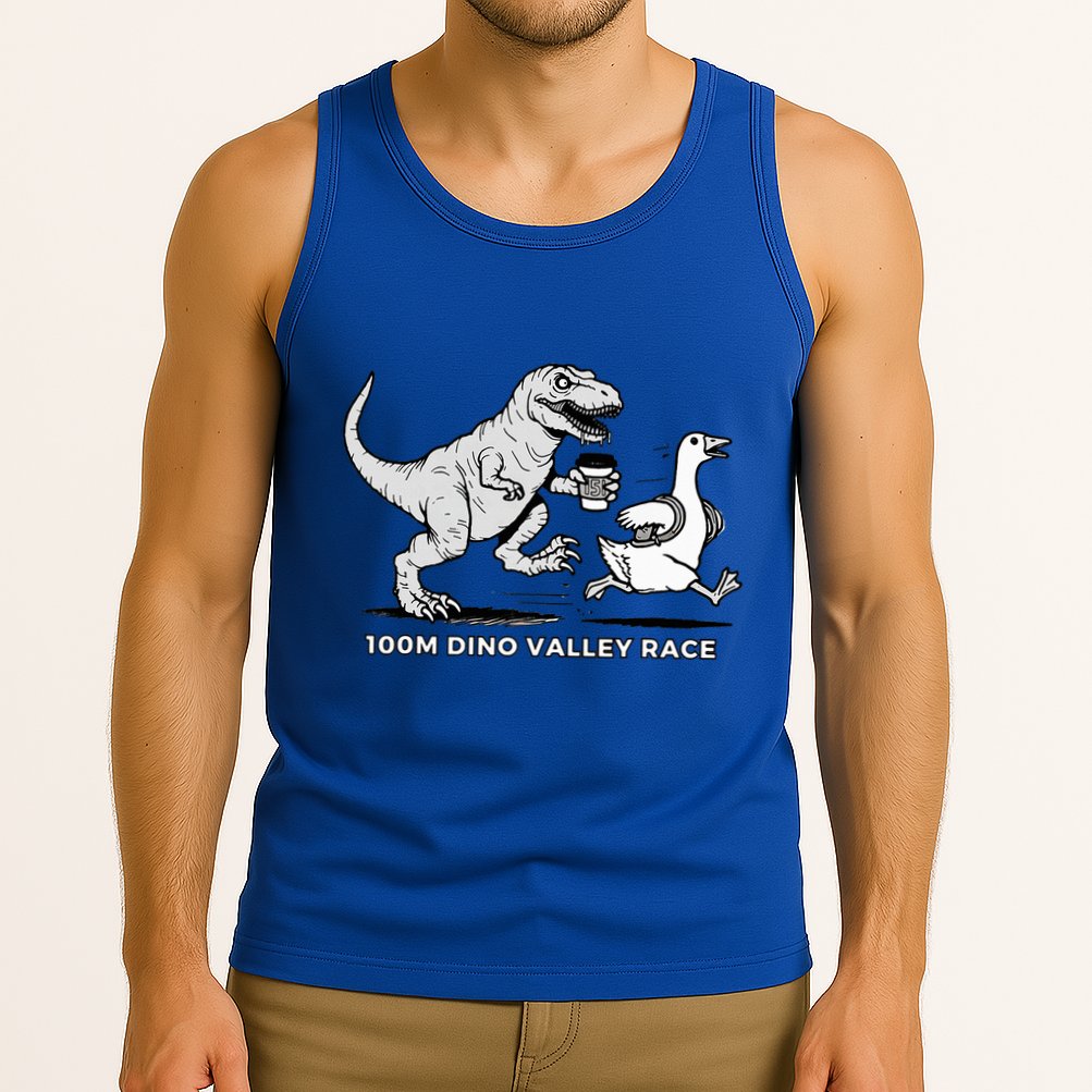 100 Mile Dino Valley Race Tank Top