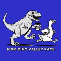 100 Mile Dino Valley Race Tank Top