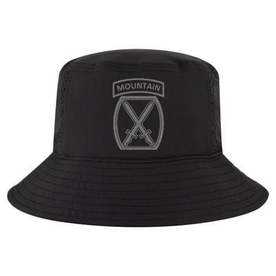 10th Mountain Division Army Infantry Us Usa Veteran Gray Cool Comfort Performance Bucket Hat