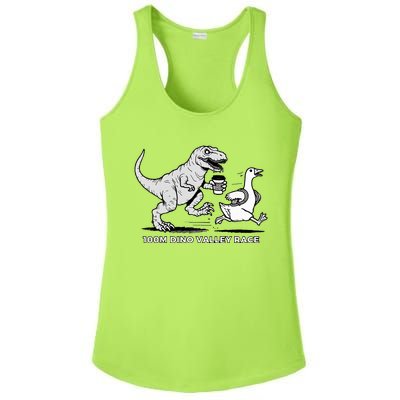 100 Mile Dino Valley Race Ladies PosiCharge Competitor Racerback Tank